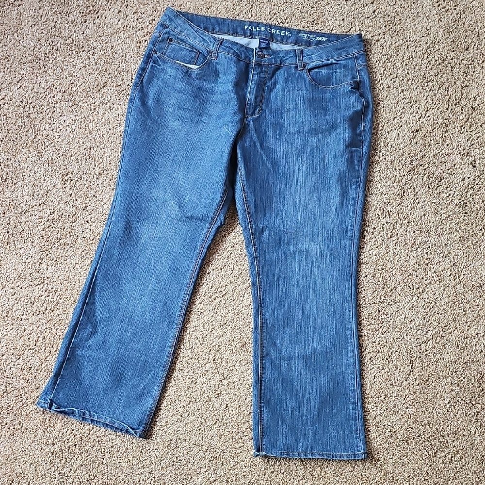 Falls Creek Women's Classic Blue Straight Leg Jeans